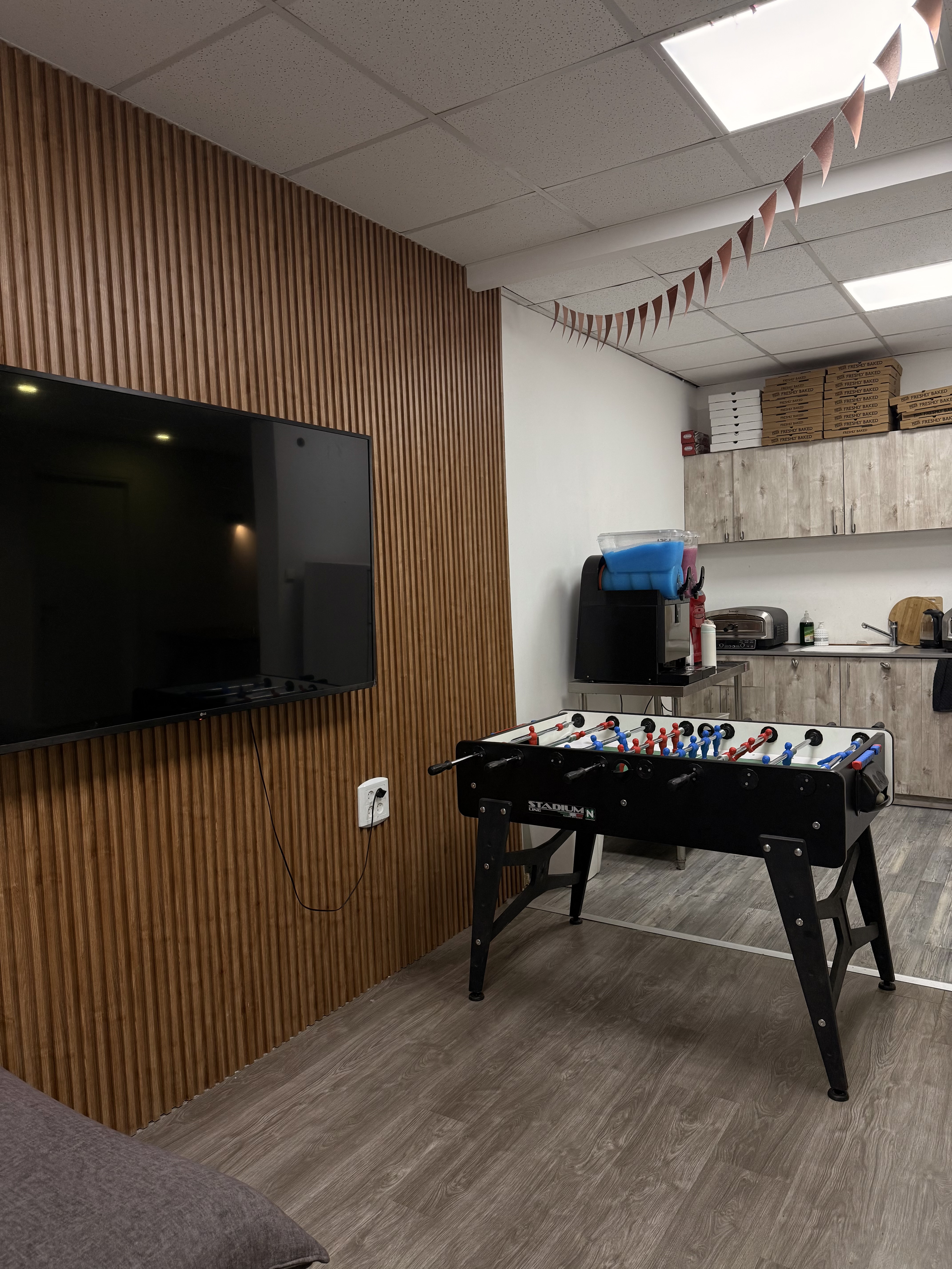 Lobby Seating and Air Hockey